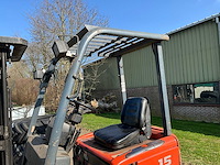 1998 toyota 6fb15 vorkheftruck - afbeelding 5 van  9