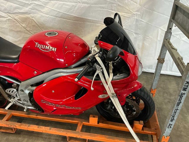 1998 triumph sport t595 motorfiets - afbeelding 3 van  7