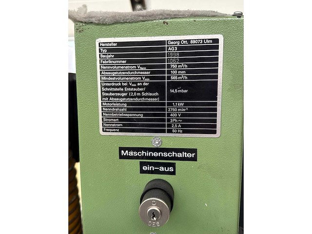 1998 ulmia 1710 sn formaatcirkelzaagmachine - afbeelding 12 van  13
