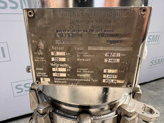 1999 - indap ag esf 220 - filters - afbeelding 3 van  9