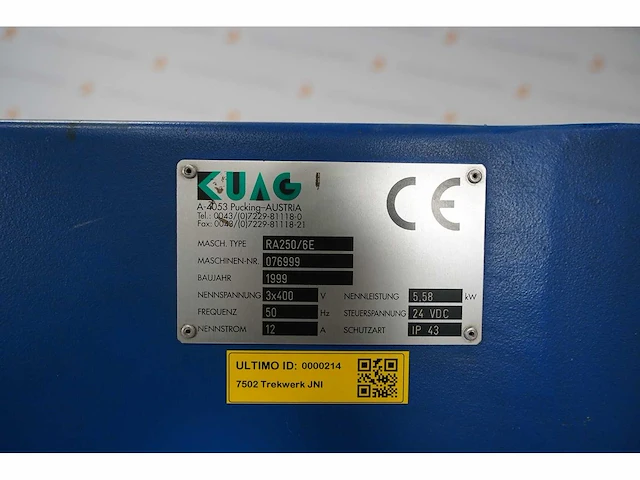 1999 - kuag - ra 250 6e - downstream - afbeelding 7 van  8