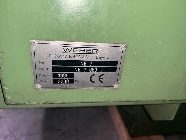 1999 - weber - ne 7 060 - extruders - afbeelding 2 van  2