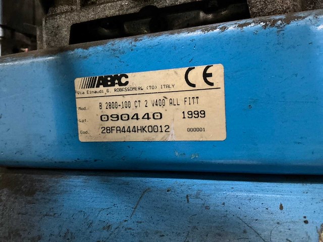 1999 abac b2800-100ct2 v400 all fit luchtcompressor - afbeelding 5 van  7