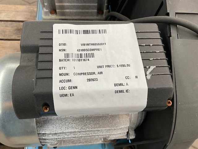 1999 abac lt150 luchtcompressor - afbeelding 8 van  8