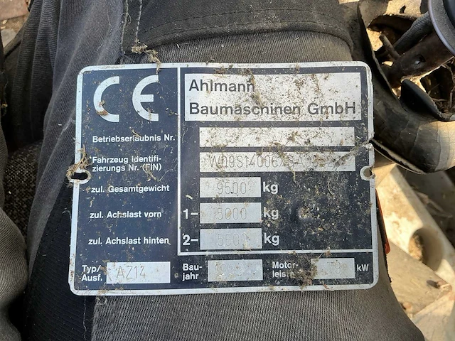 1999 ahlmann az14 shovel - afbeelding 42 van  47