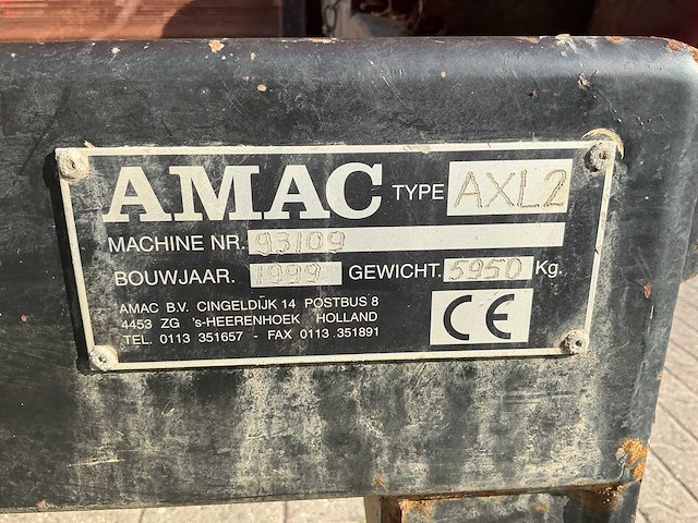 1999 amac axl2 uienlader - afbeelding 7 van  13
