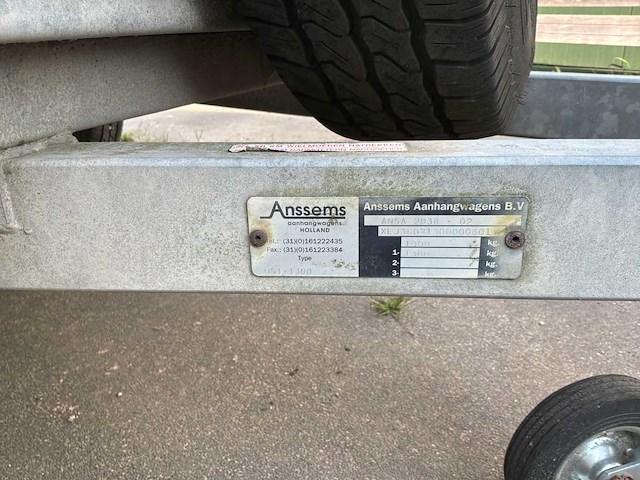 1999 anssems bs1 aanhangwagen - afbeelding 11 van  12