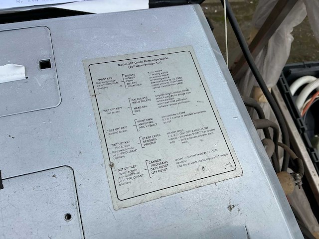 1999 arc machines 207-cw diverse lasmachines - afbeelding 27 van  28