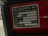 1999 arc machines 207-cw orbital weldingmachine - afbeelding 8 van  16