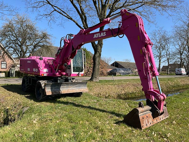 1999 atlas 160 banden graafmachine - afbeelding 34 van  46