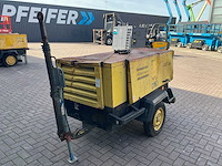 1999 atlas copco xas 66 luchtcompressor op aanhanger - afbeelding 1 van  4