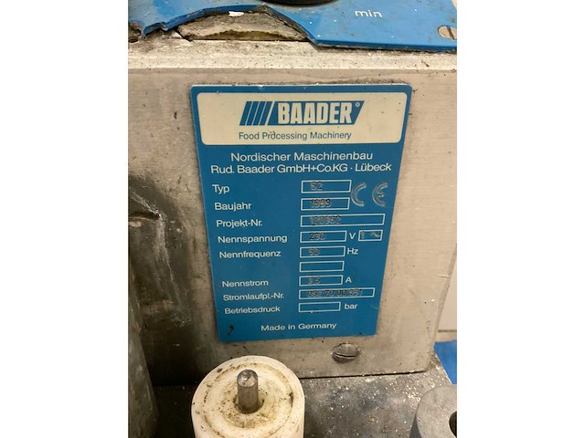 1999 baader 62 messenslijpmachine - afbeelding 7 van  9