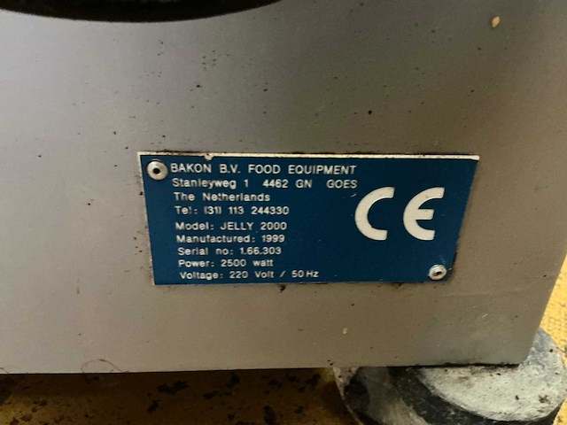 1999 bakon jelly 2000 gelei spuitmachine - afbeelding 8 van  8