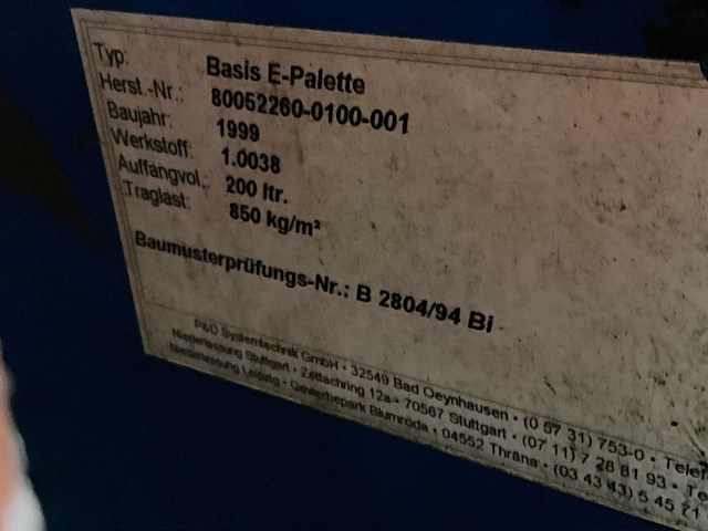 1999 basis e-pallet lekbak - afbeelding 4 van  4
