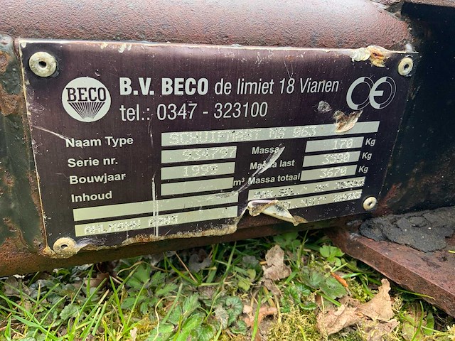 1999 beco telescoop schuifmast - afbeelding 5 van  5