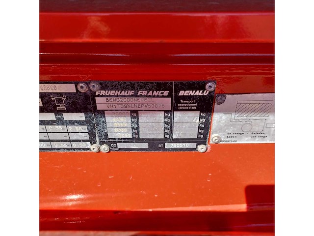 1999 benalu t39nlnep oplegger (75165-166) - afbeelding 5 van  6