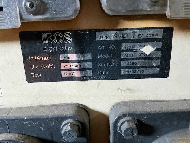 1999 bos midi hoog stroomverdeelkast - afbeelding 7 van  7