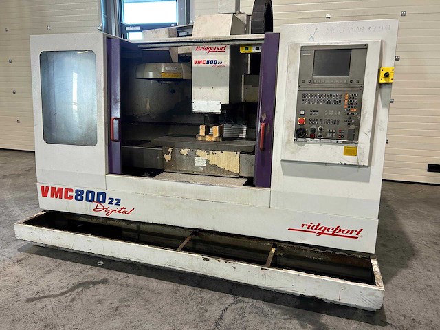 1999 bridgeport vmc 800/22 cnc universele machinecentrum - afbeelding 6 van  12