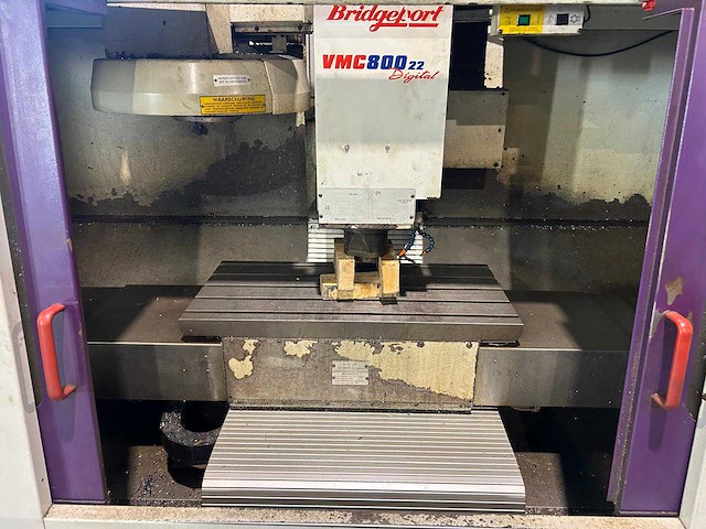 1999 bridgeport vmc 800/22 cnc universele machinecentrum - afbeelding 8 van  12