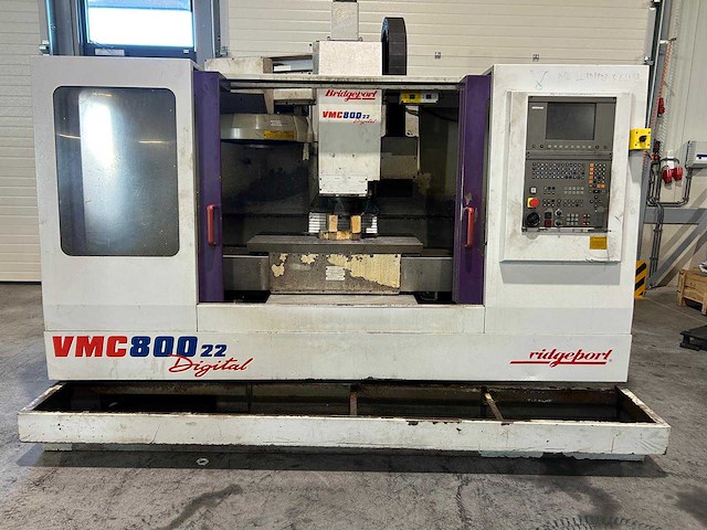 1999 bridgeport vmc 800/22 cnc universele machinecentrum - afbeelding 5 van  12