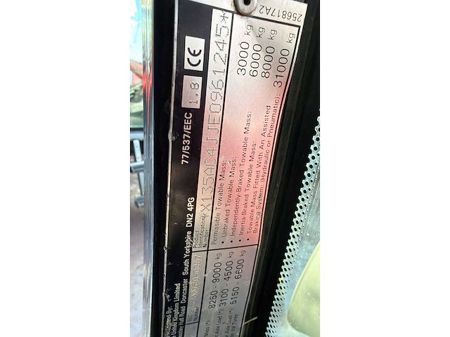 1999 case ih mx 135 vierwielaangedreven landbouwtractor - afbeelding 9 van  9