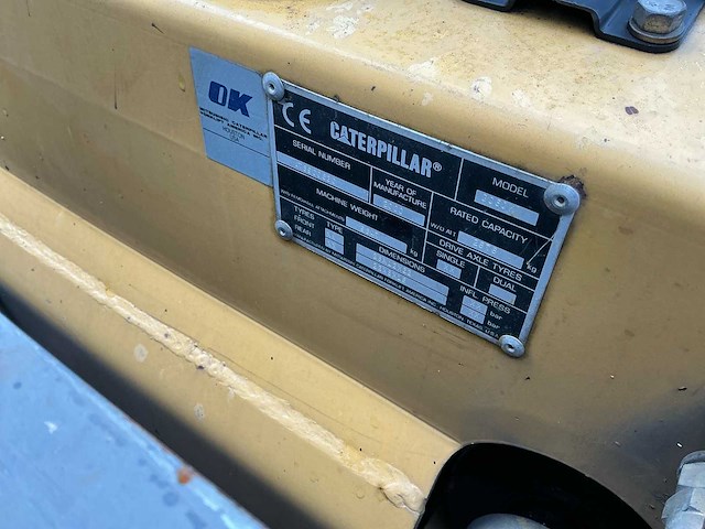 1999 caterpillar gc60 k vorkheftruck - afbeelding 26 van  26