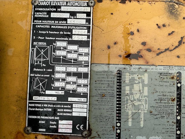 1999 caterpillar gc60 k vorkheftruck - afbeelding 17 van  26