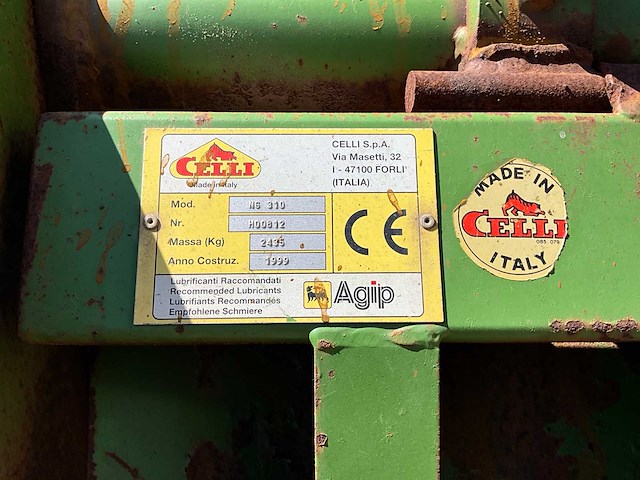 1999 celli ng310 krukas spitmachine - afbeelding 4 van  12