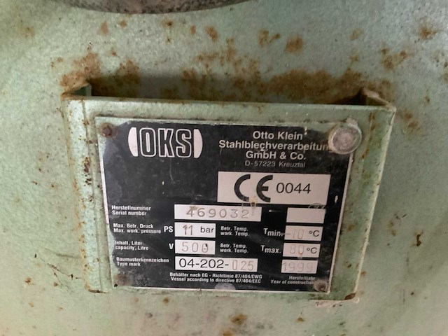 1999 creemers gst 1250 luchtcompressor - afbeelding 4 van  4