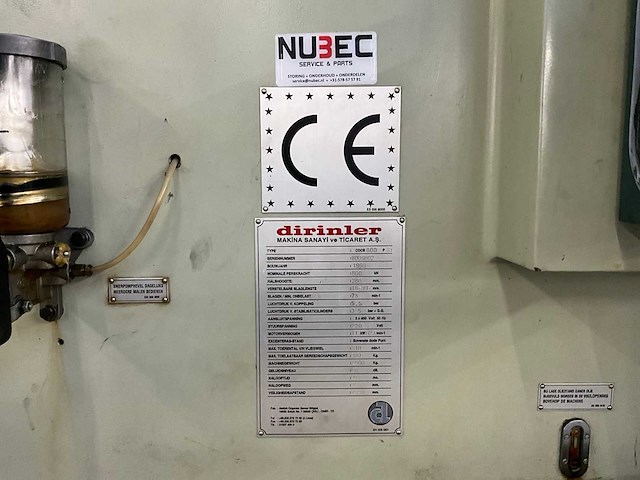 1999 dirinler cdsc 800 p81 excenterpers - afbeelding 25 van  25