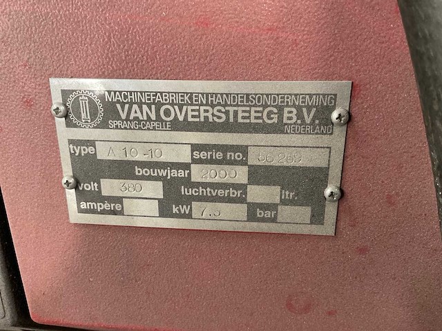 1999 ecoair a10 schroefcompressor - afbeelding 5 van  5
