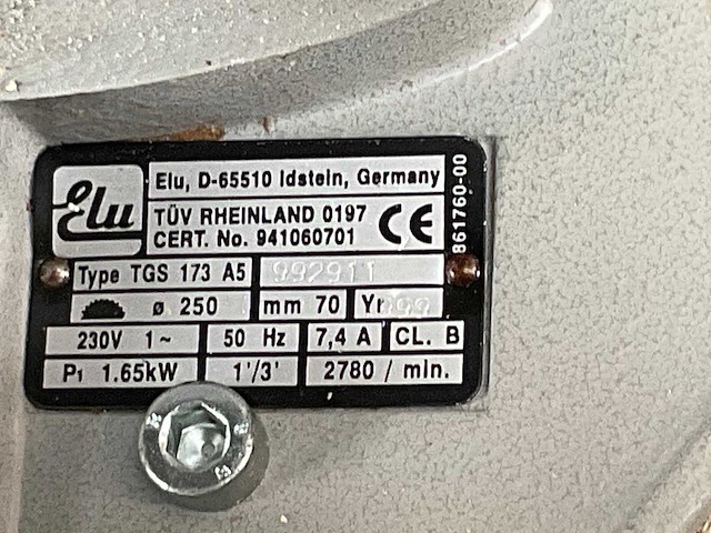 1999 elu tgs173 a5 zaagtafel - afbeelding 5 van  7