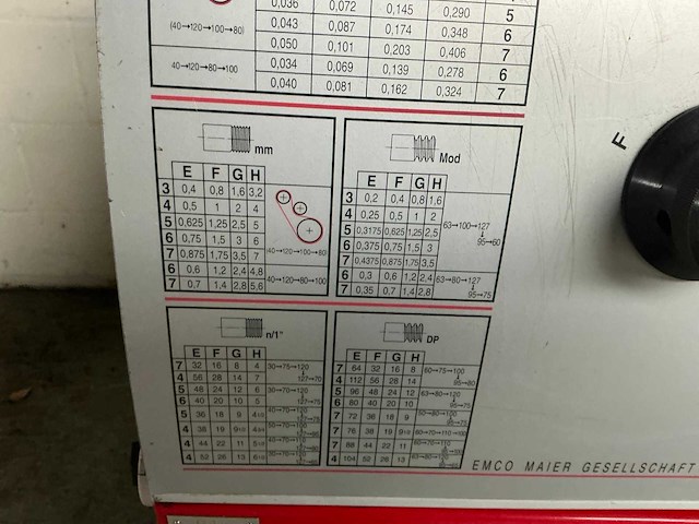 1999 emco mat-17s universele draaibank - afbeelding 7 van  17