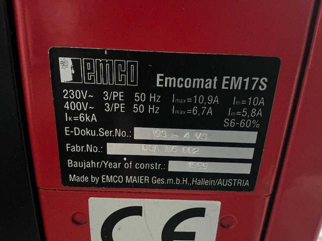 1999 emco mat-17s universele draaibank - afbeelding 10 van  17