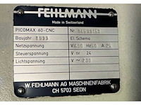 1999 fehlmann picomax 60 verticale machinecentra - afbeelding 4 van  12