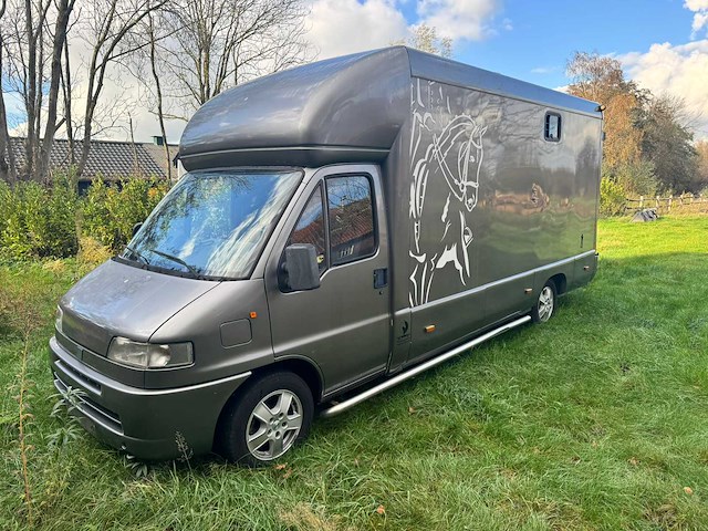 1999 fiat ducato maxi 18 2.8 id 598-140 paardenwagen - afbeelding 1 van  9