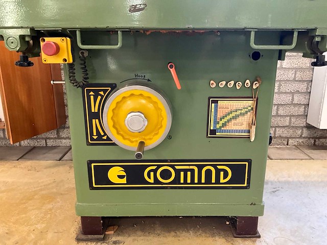 1999 gomad fds tafel- en spilfreesmachine - afbeelding 15 van  16