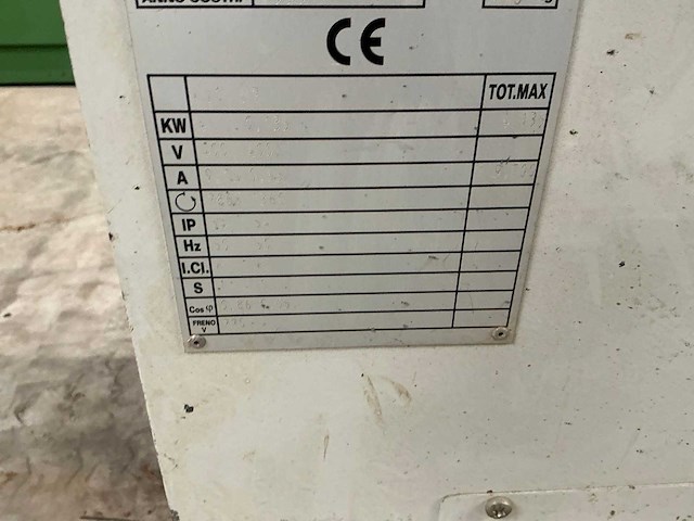 1999 griggio fs430 gecombineerde vlakvandiktebank - afbeelding 10 van  12