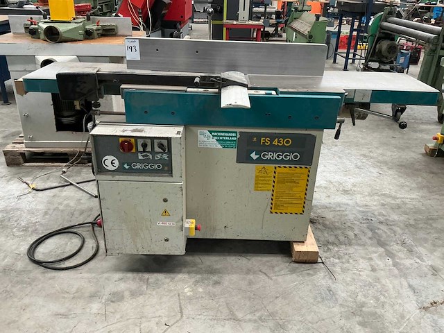 1999 griggio fs430 gecombineerde vlakvandiktebank - afbeelding 2 van  12