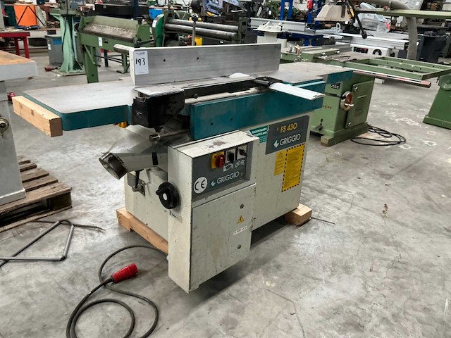 1999 griggio fs430 gecombineerde vlakvandiktebank - afbeelding 3 van  12