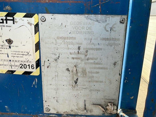 1999 grove sm 2635 e hoogwerker - afbeelding 4 van  11