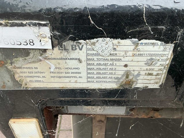 1999 gs ac-2800 l aanhangwagen - afbeelding 2 van  10