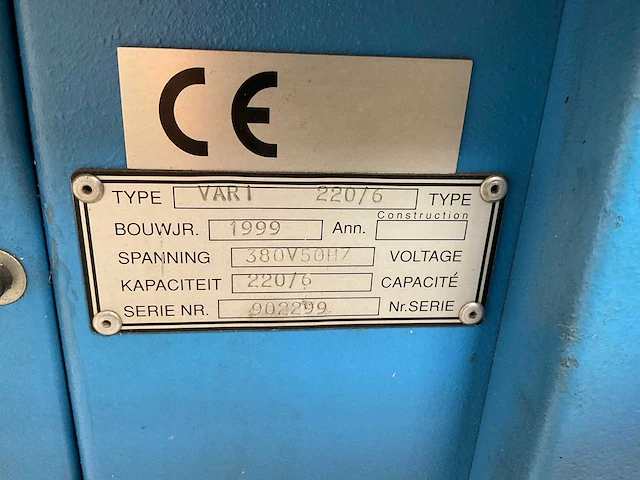 1999 haco vari 220/6 uithoekmachine - afbeelding 6 van  6