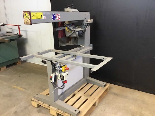 1999 harwi 625 h radiaalafkortzaagmachine - afbeelding 3 van  8