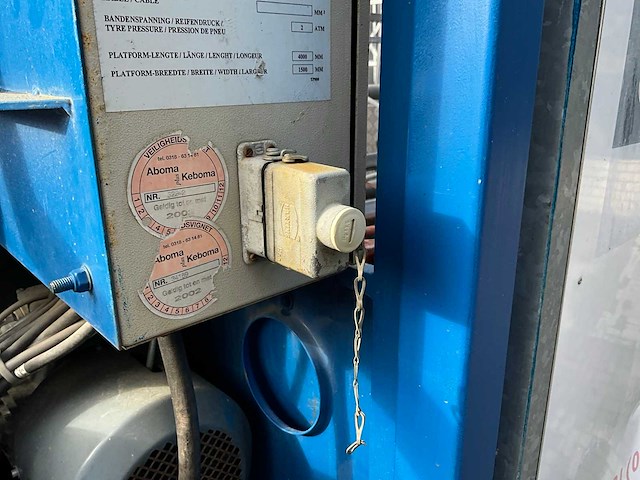 1999 hek gtp 1500 bouwlift - afbeelding 9 van  10