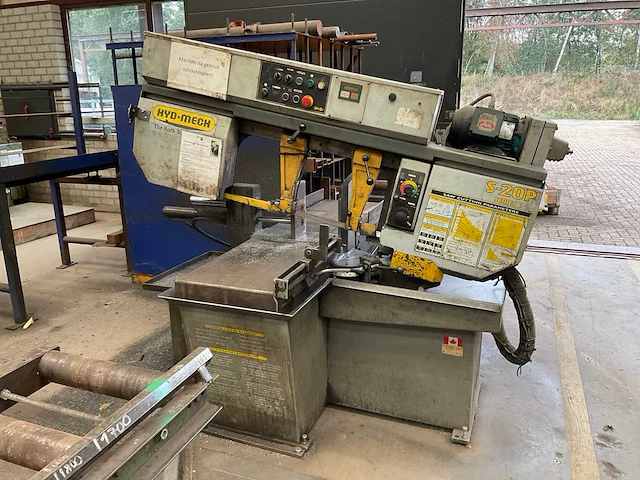1999 hyd-mech s-20p horizontale bandzaagmachine - afbeelding 6 van  12