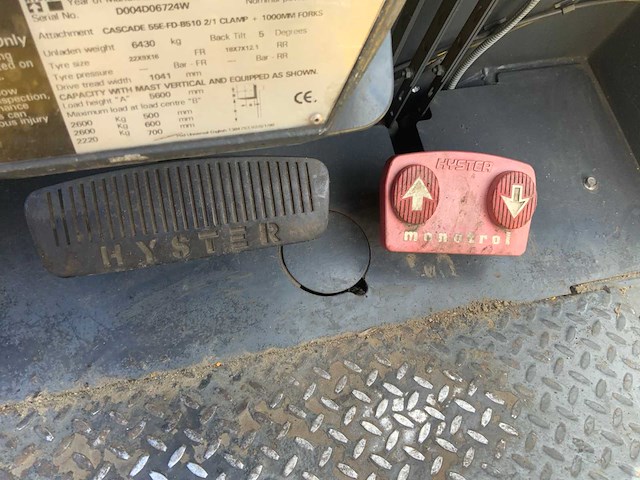 1999 hyster s4.00xl vorkheftruck - afbeelding 17 van  21