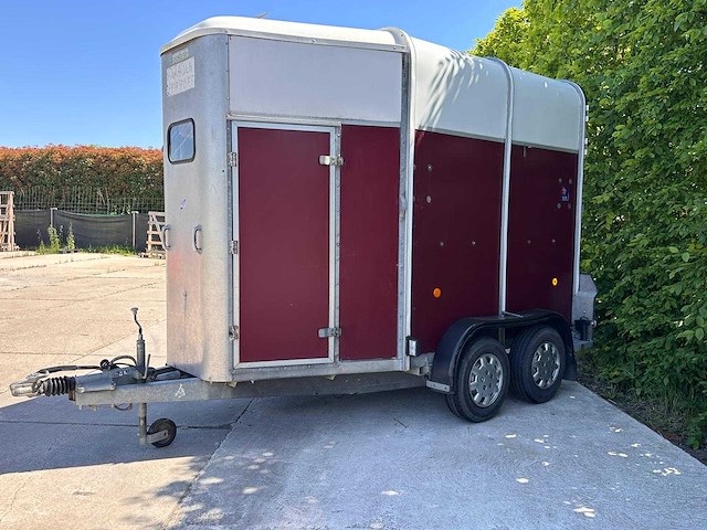 1999 ifor williams trailers - hb - tweepaards paardentrailer - afbeelding 1 van  5