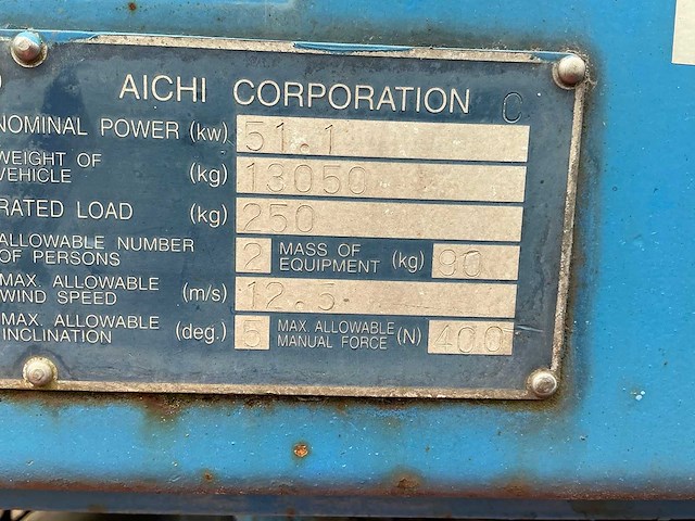 1999 iichie sr182/tsr602 hoogwerker - afbeelding 4 van  12