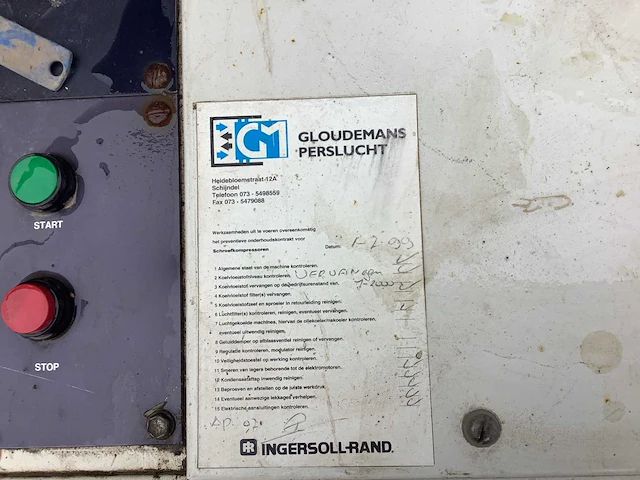 1999 ingersollrand ssr schroefcompressor - afbeelding 3 van  7